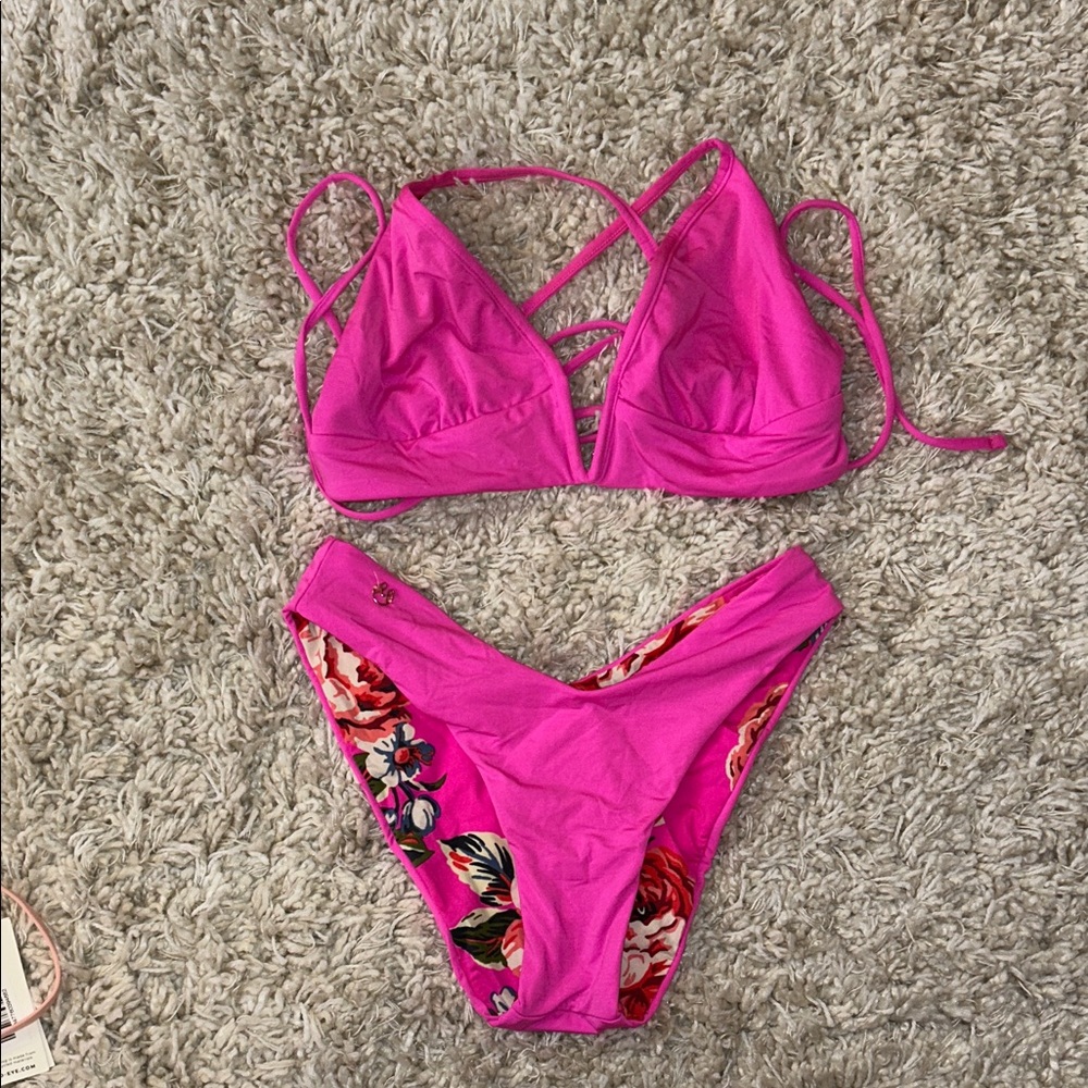 Maaji Pink Floral Bikini